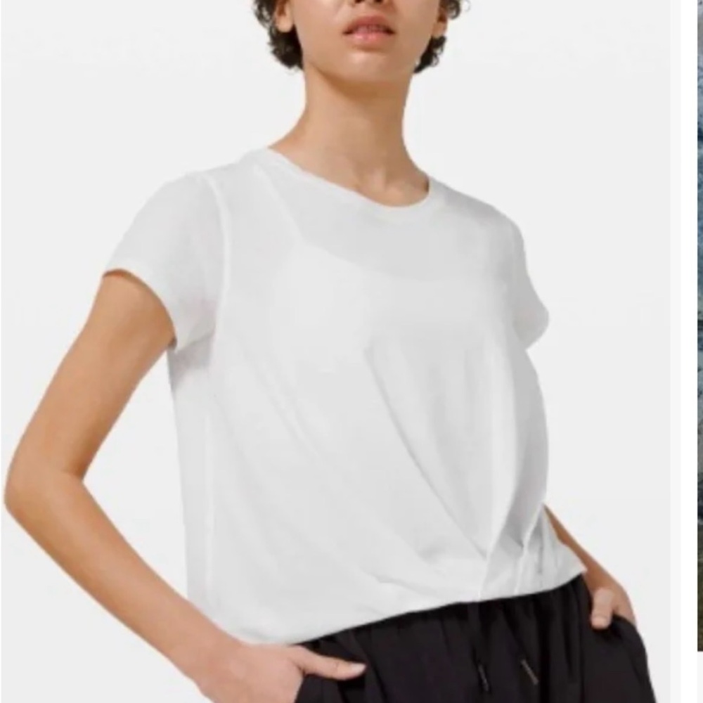 Lululemon Pleats and Thank You Tee